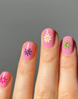 Feuille D'autocollants pour Ongles Florets Deco Beauty