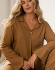 Chemise Angie Dailystory Ocre SOLDE - Vente Finale