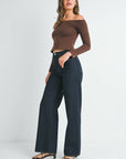 JBD Very Dark Denim Wide Leg Jeans