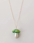 Wolf & Moon Mushroom Necklace (Different Colours Available)