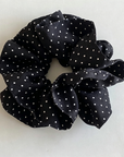 Dipped Shop Polka Dot Satin Scrunchie