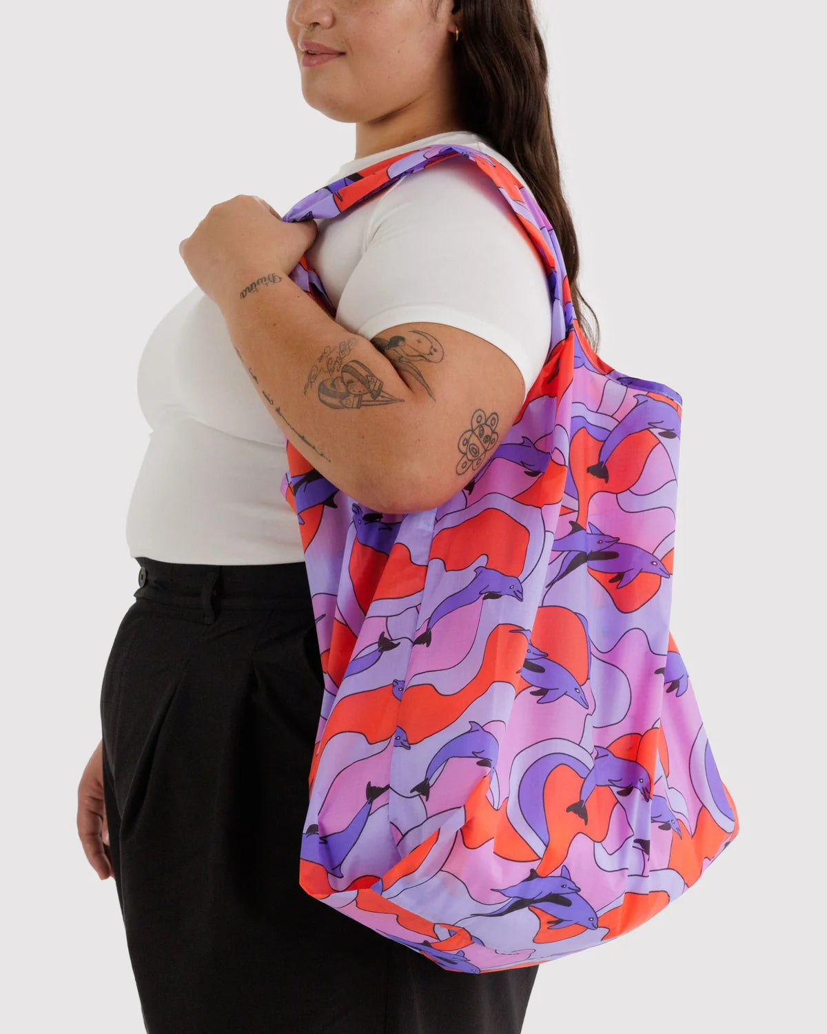 Baggu Big Reusable Dolphins Bag