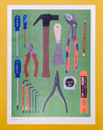 Affiche Riso Some tools from our toolbox 30x40 cm We are out of office