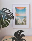  Sunroom Riso Poster 11 x 17 Sky