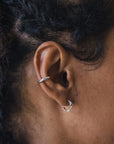 Sarah Bijoux Sculpted Adjustable Silver Ring