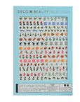 Deco Beauty Nail Sticker Sheet - Flowers and Jewels