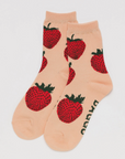 Chaussettes Baggu Motifs Fraises