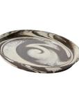 AD 12" Black Marbled Plate 