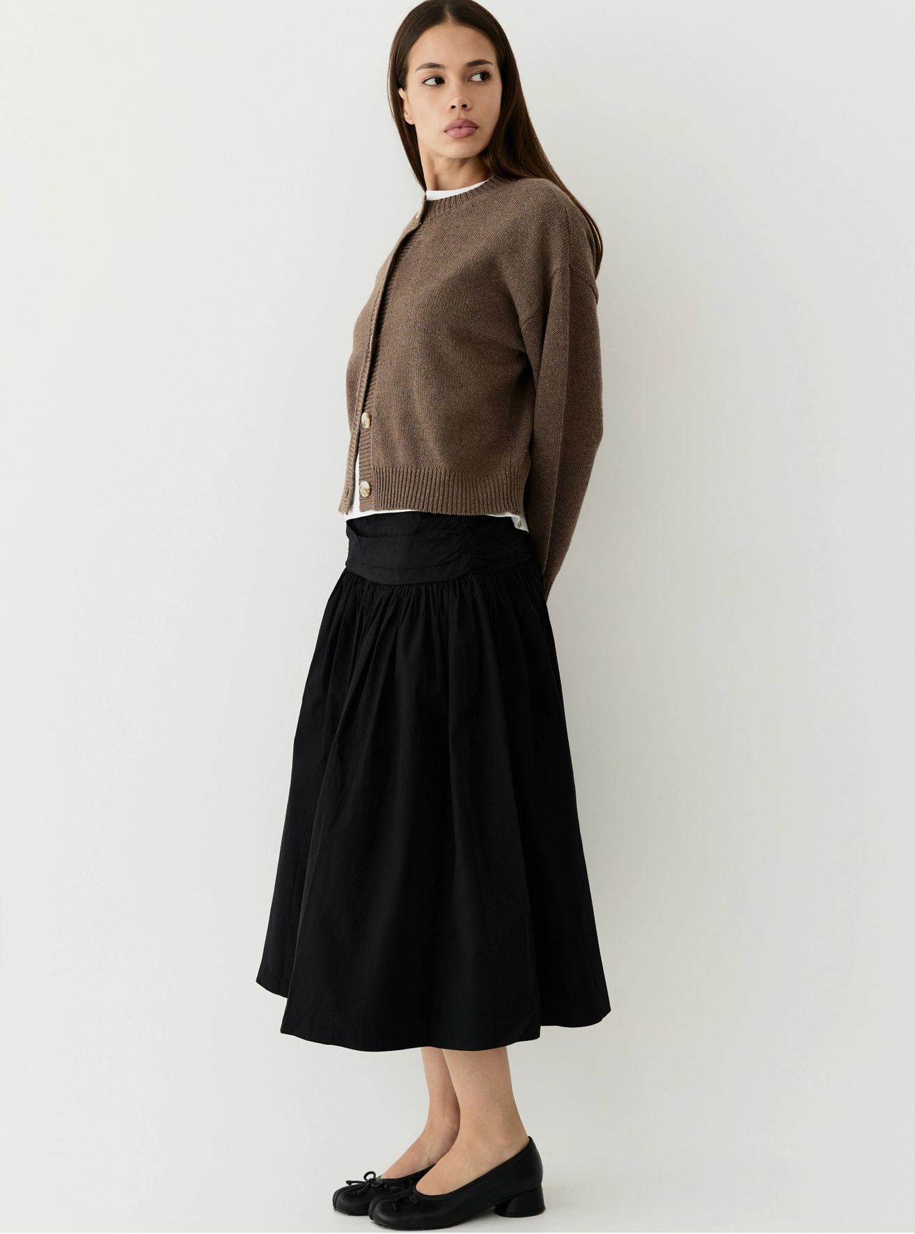 Cardigan Lucy Mocha All Row