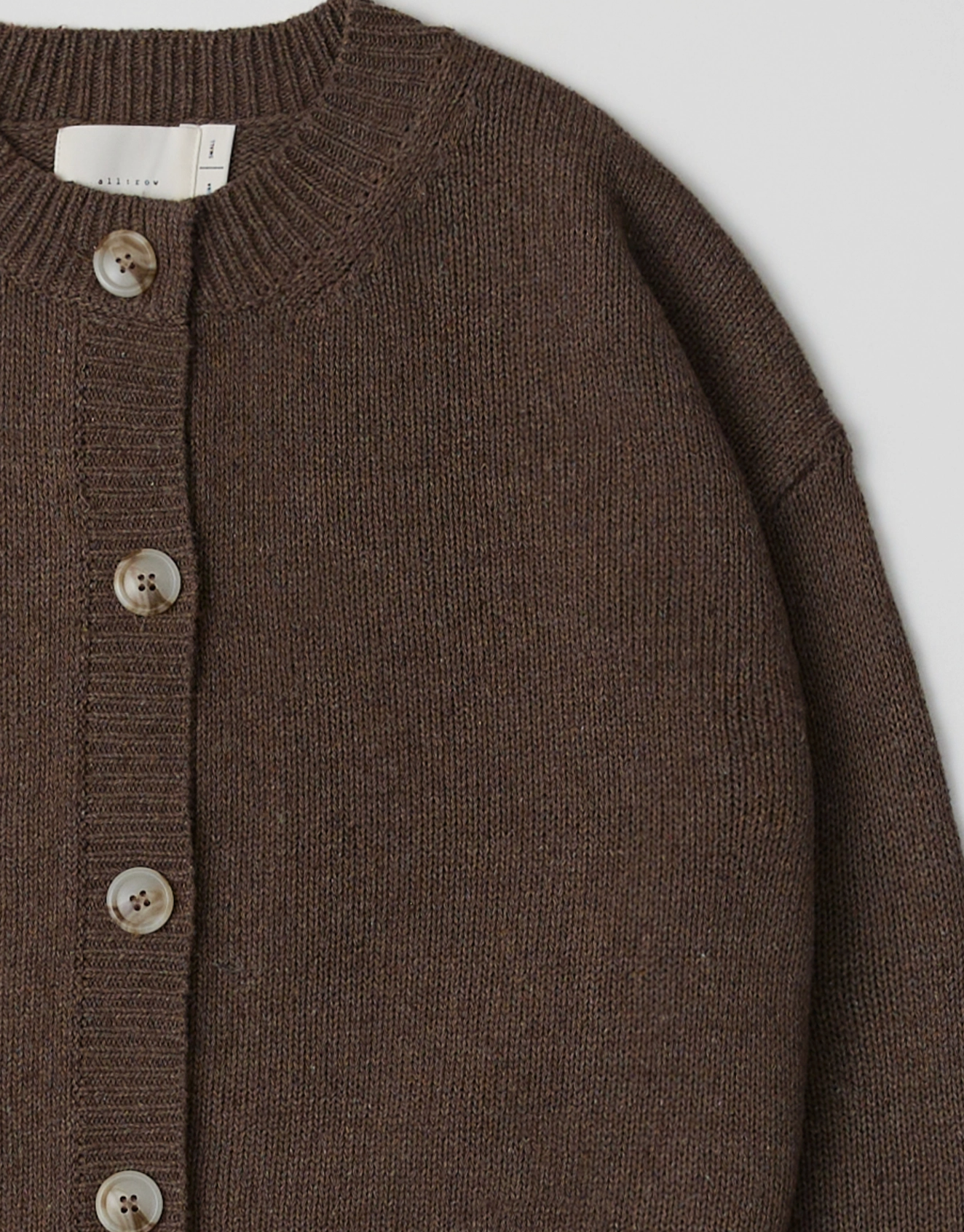 Cardigan Lucy Mocha All Row