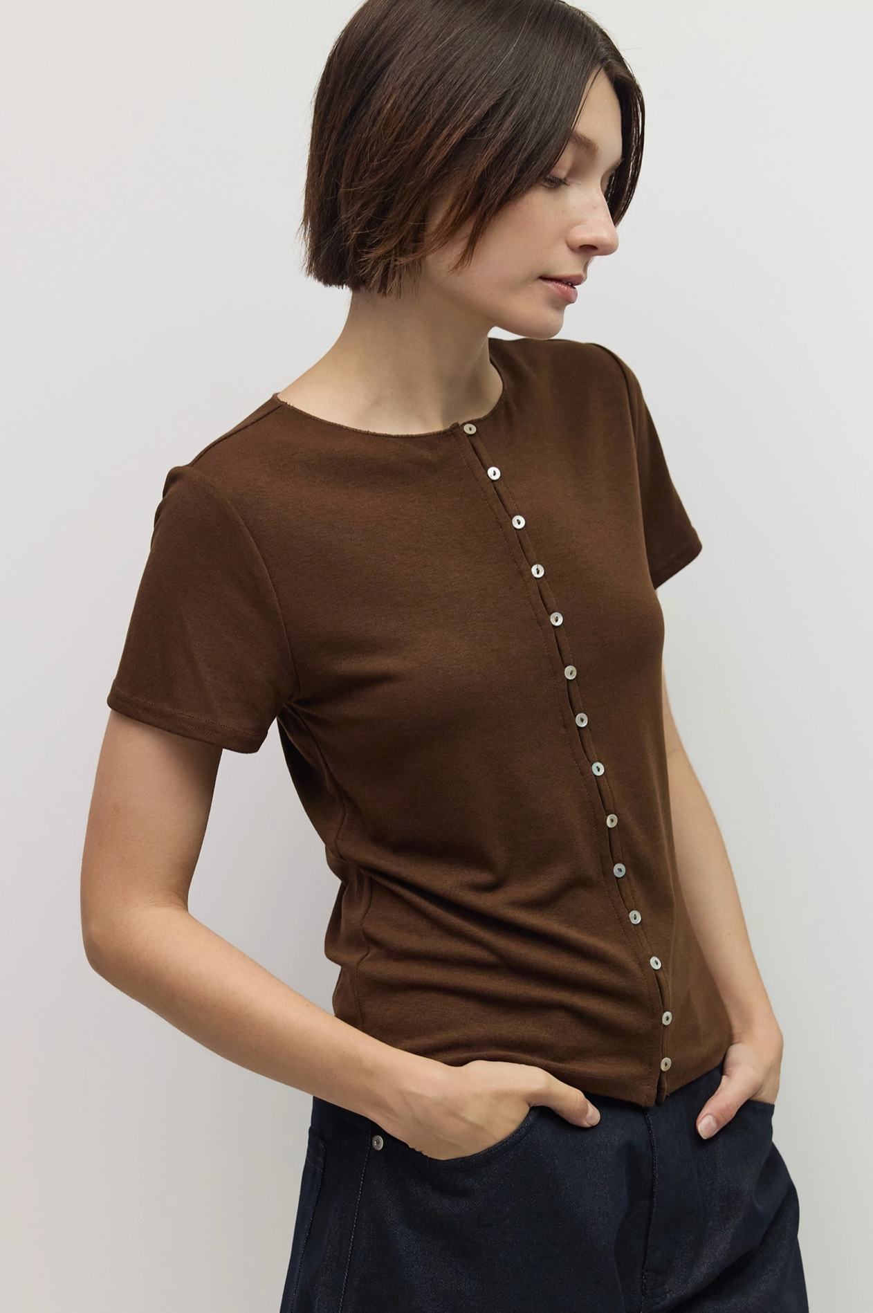 Mod Ref Lucy Brown Top