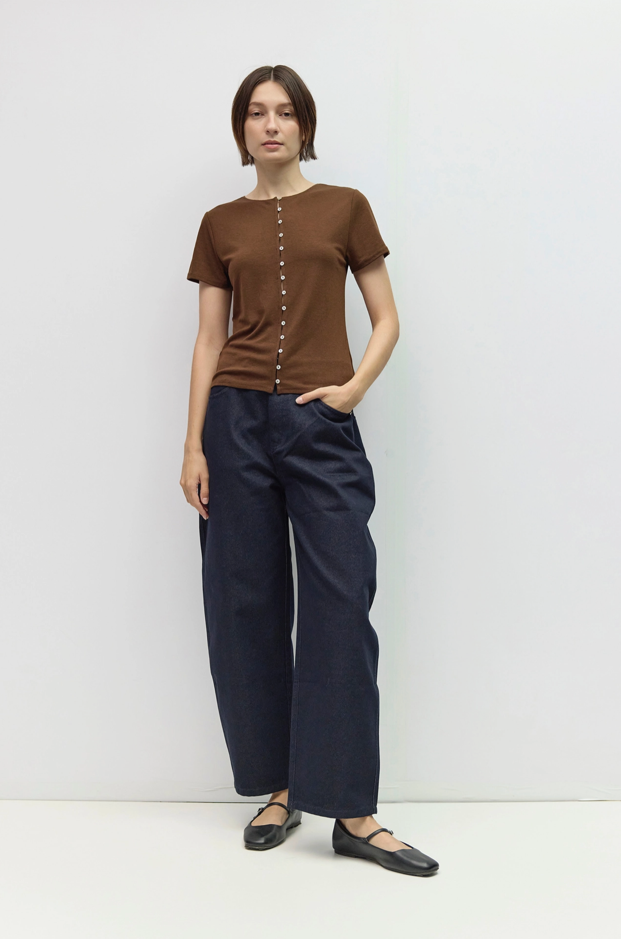 Mod Ref Lucy Brown Top