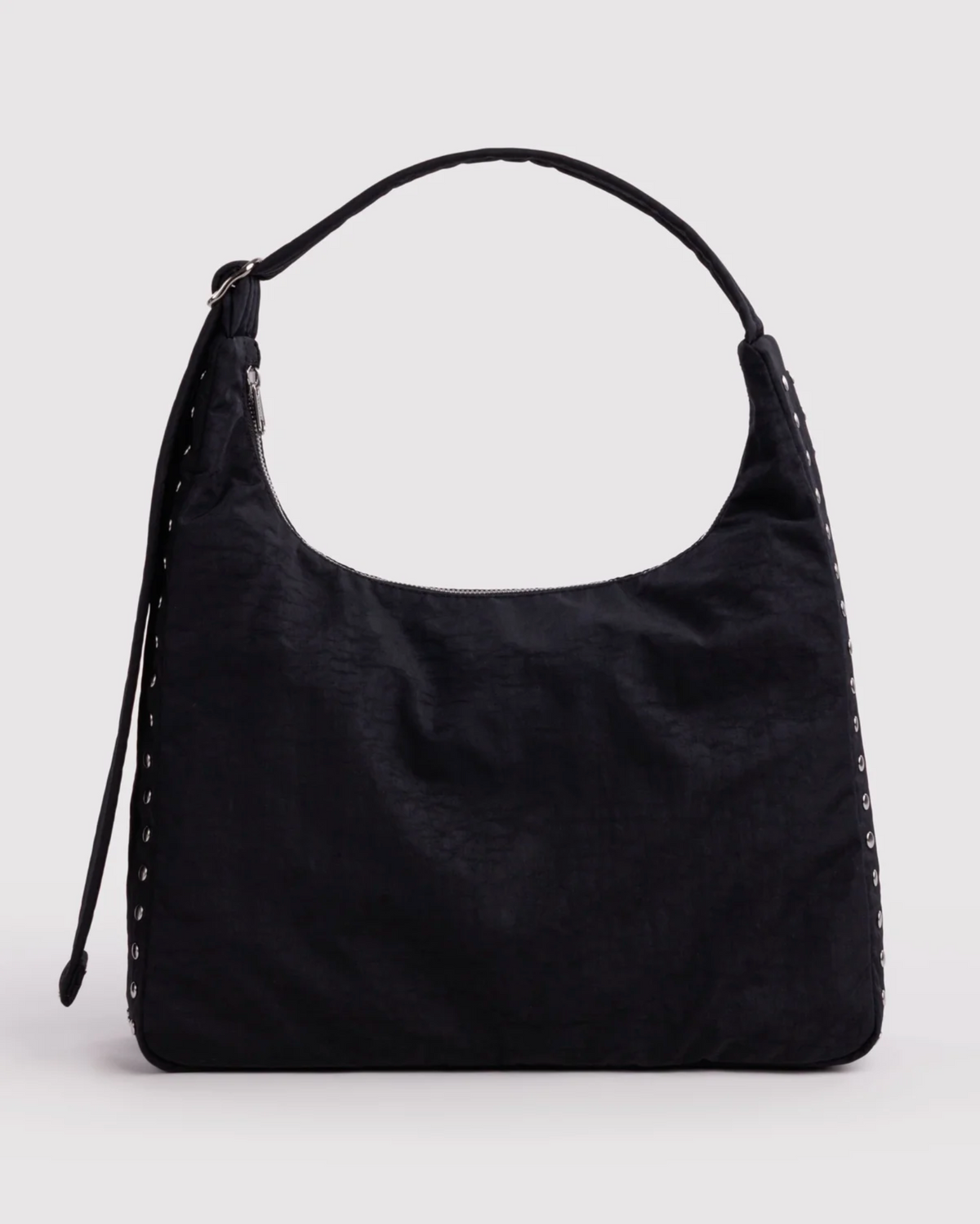 Sac d'Épaule Nylon Baggu Noir Studs