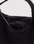 Sac d'Épaule Nylon Baggu Noir Studs