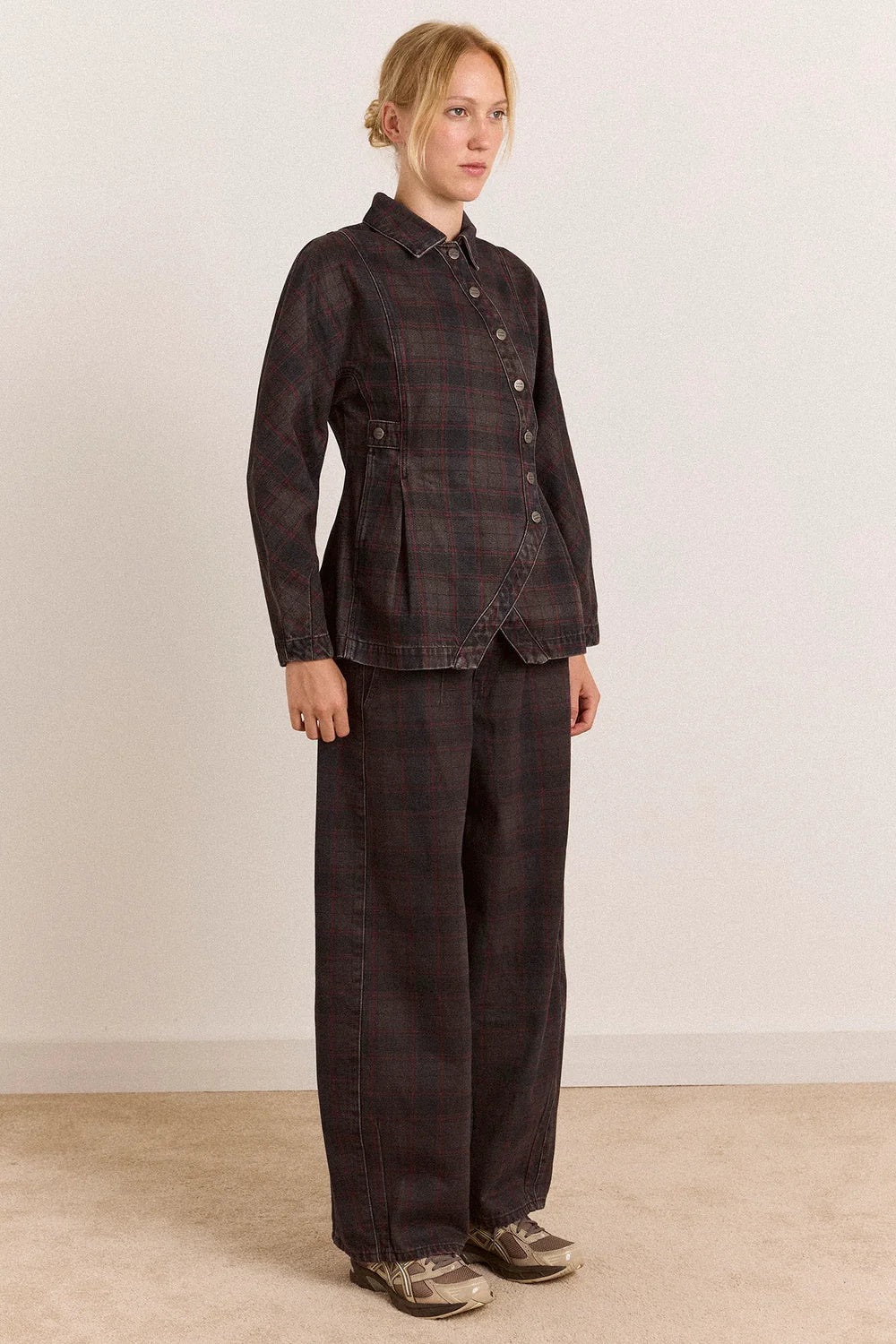 Damson Madder Erika Sirius Check Jeans
