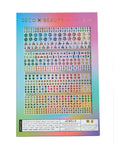 Deco Beauty Nail Sticker Sheet - Flowers and Jewels