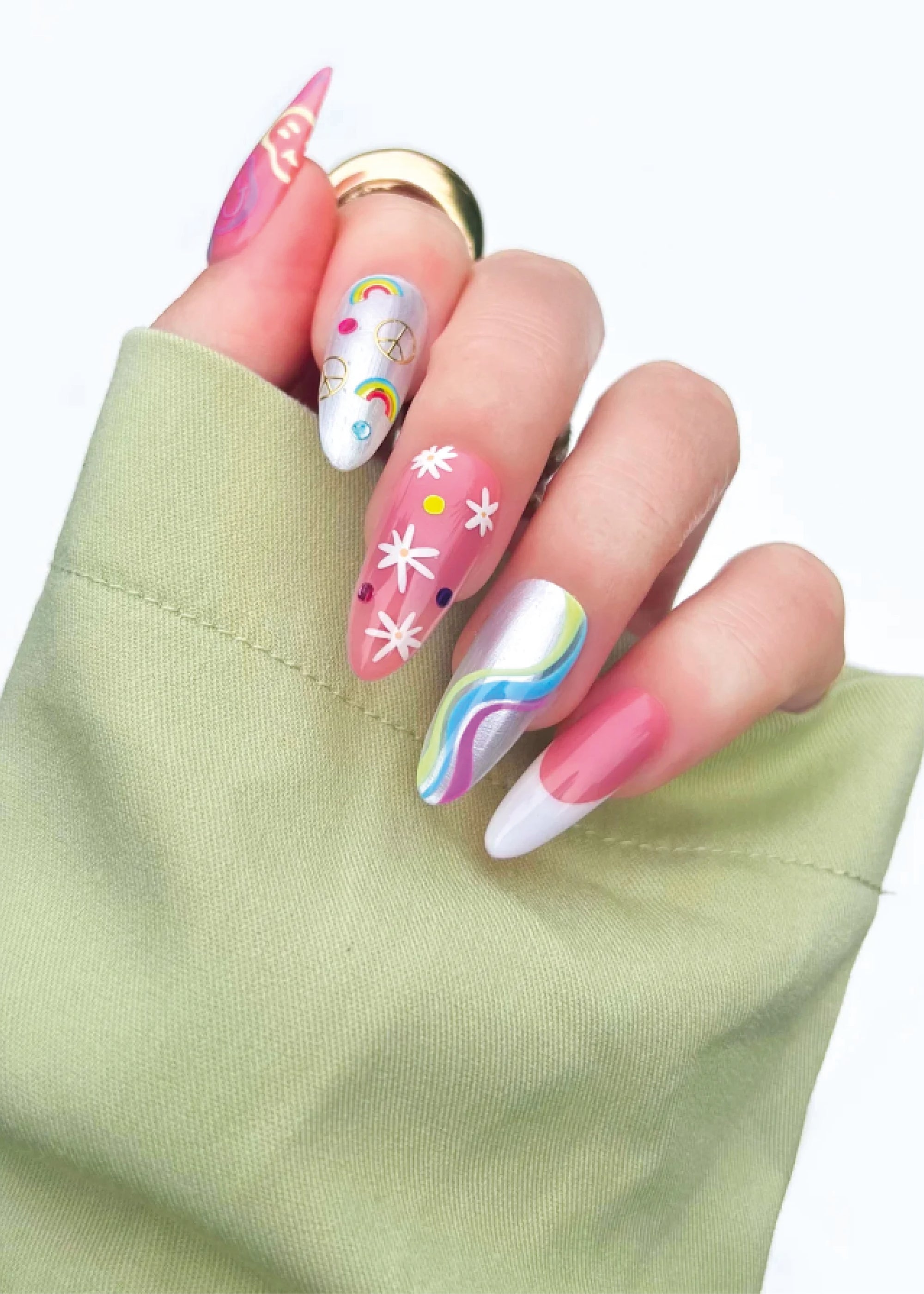 Feuille d’Autocollants pour ongles Deco Beauty