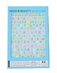 Deco Beauty Nail Sticker Sheet - Flowers and Jewels