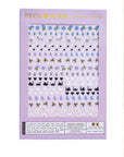 Deco Beauty Nail Sticker Sheet - Flowers and Jewels