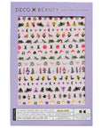 Deco Beauty Nail Sticker Sheet - Flowers and Jewels