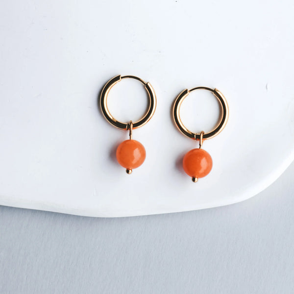 Boucles d'oreilles Roco Orange Horace