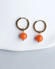 Boucles d'oreilles Roco Orange Horace