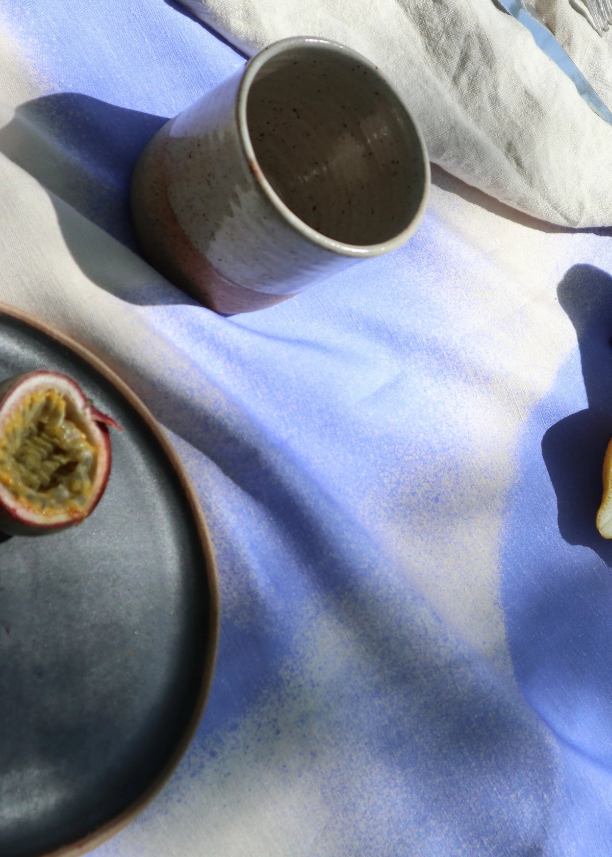 Eve Gravel Cloud Tablecloth