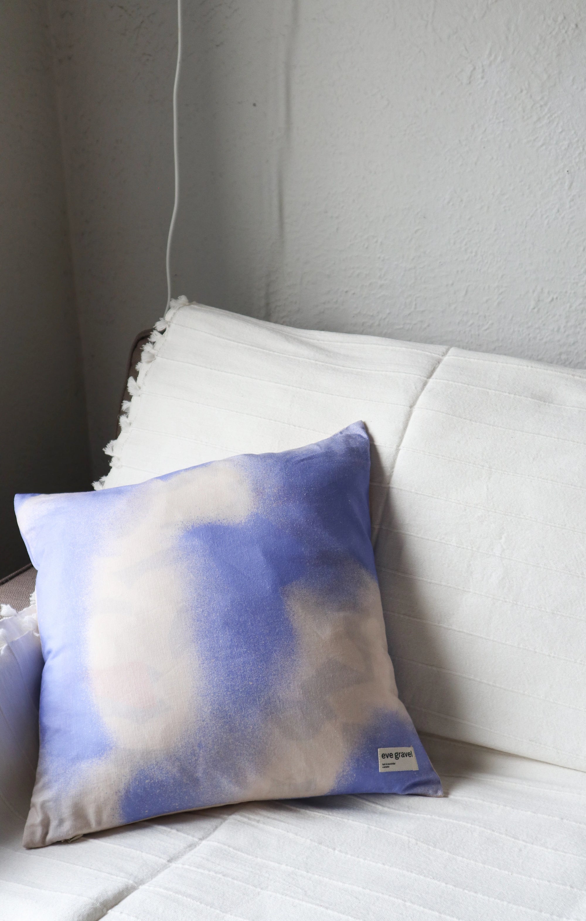 Eve Gravel Cloud Cushion Cover