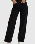 Jeans Taille Haute Kuwalla Washed Black