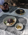 Ève Gravel Black Gingham Placemat