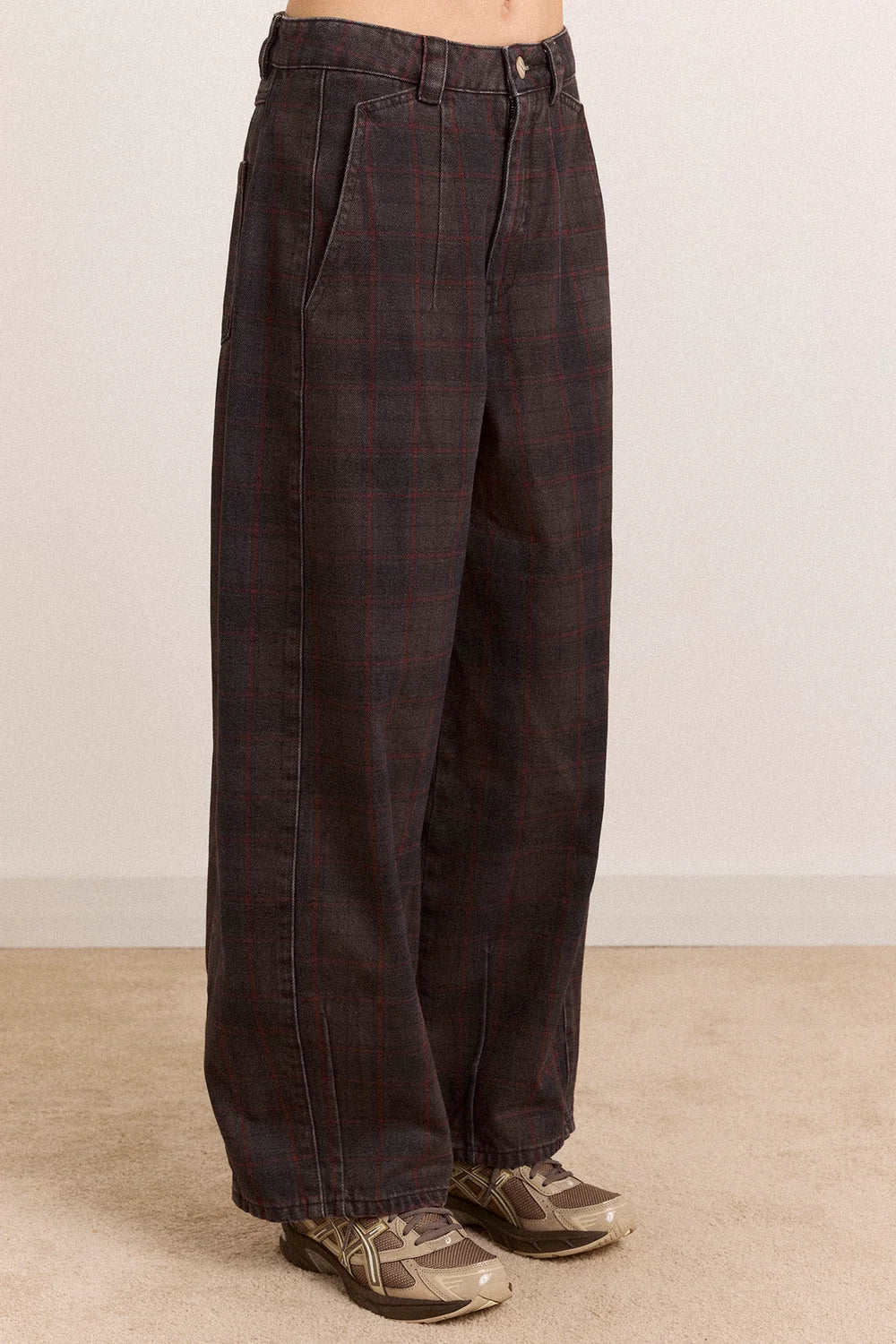 Damson Madder Erika Sirius Check Jeans