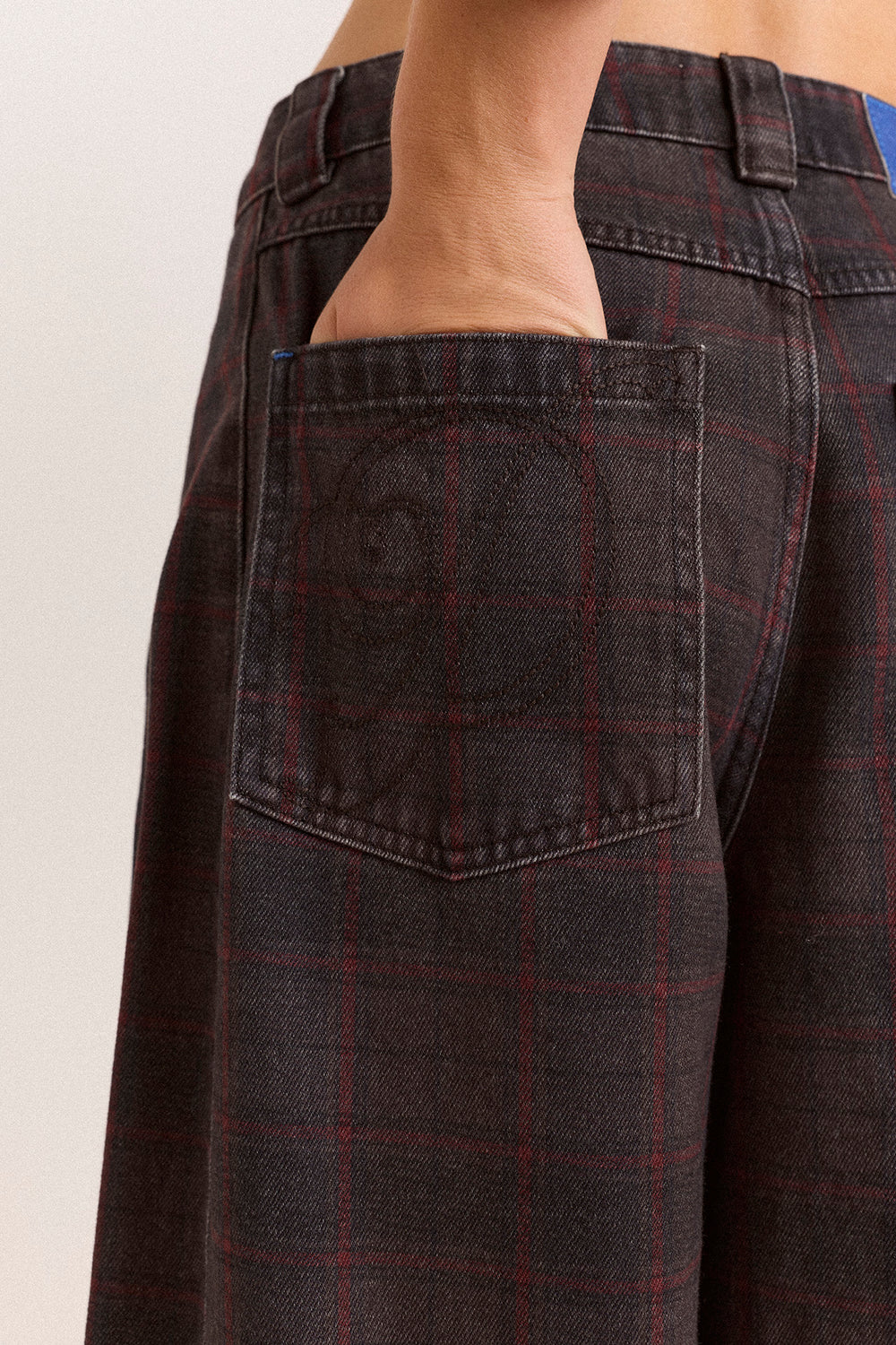 Damson Madder Erika Sirius Check Jeans