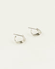 Boucles d'Oreilles Petits Hoops Filé Argent Sarah Bijoux