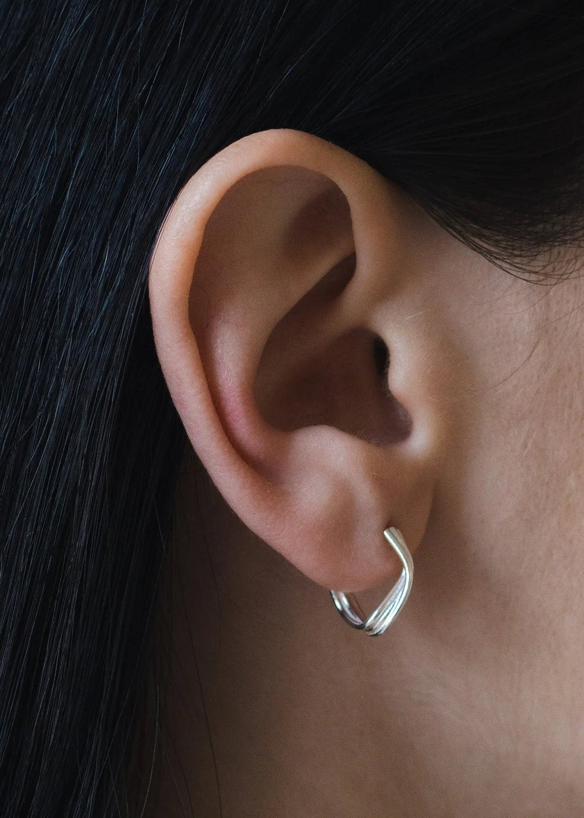 Boucles d'Oreilles Petits Hoops Filé Argent Sarah Bijoux