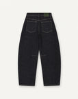 Jeans Barrel Jacqueline Kuwalla Bleu Foncé
