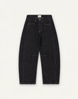 Jeans Barrel Jacqueline Kuwalla Bleu Foncé