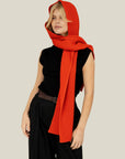 Capuchon avec Foulard Rouge Arctic Fox