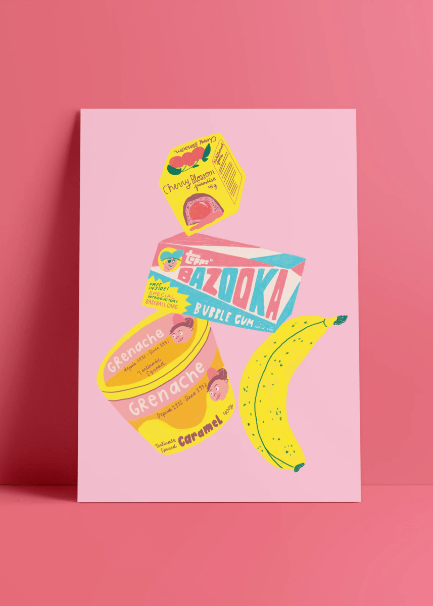 Affiche A Stack of Snacks Anne - Julie Dudemaine 8.5 x 11 - Ex - voto