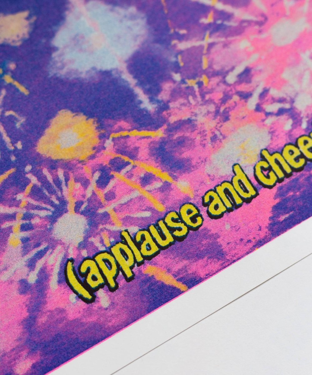 Affiche (applause and cheering) 12 x 17po Luca Bjørnsten Kiblind Atelier - Ex-voto