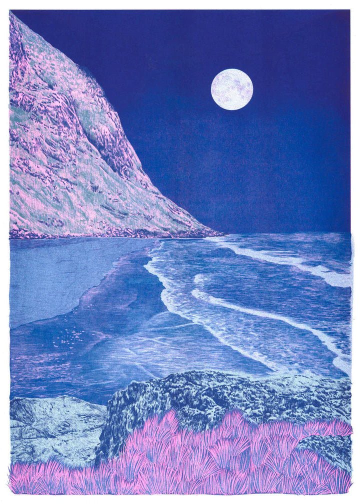 Affiche Blue Euphoria 12 x 17po M. Diemer Kiblind Atelier - Ex - voto