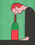 Affiche Bottle 12 x 17po Jean Jullien Kiblind Atelier - Ex - voto