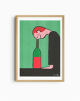 Affiche Bottle 12 x 17po Jean Jullien Kiblind Atelier - Ex - voto