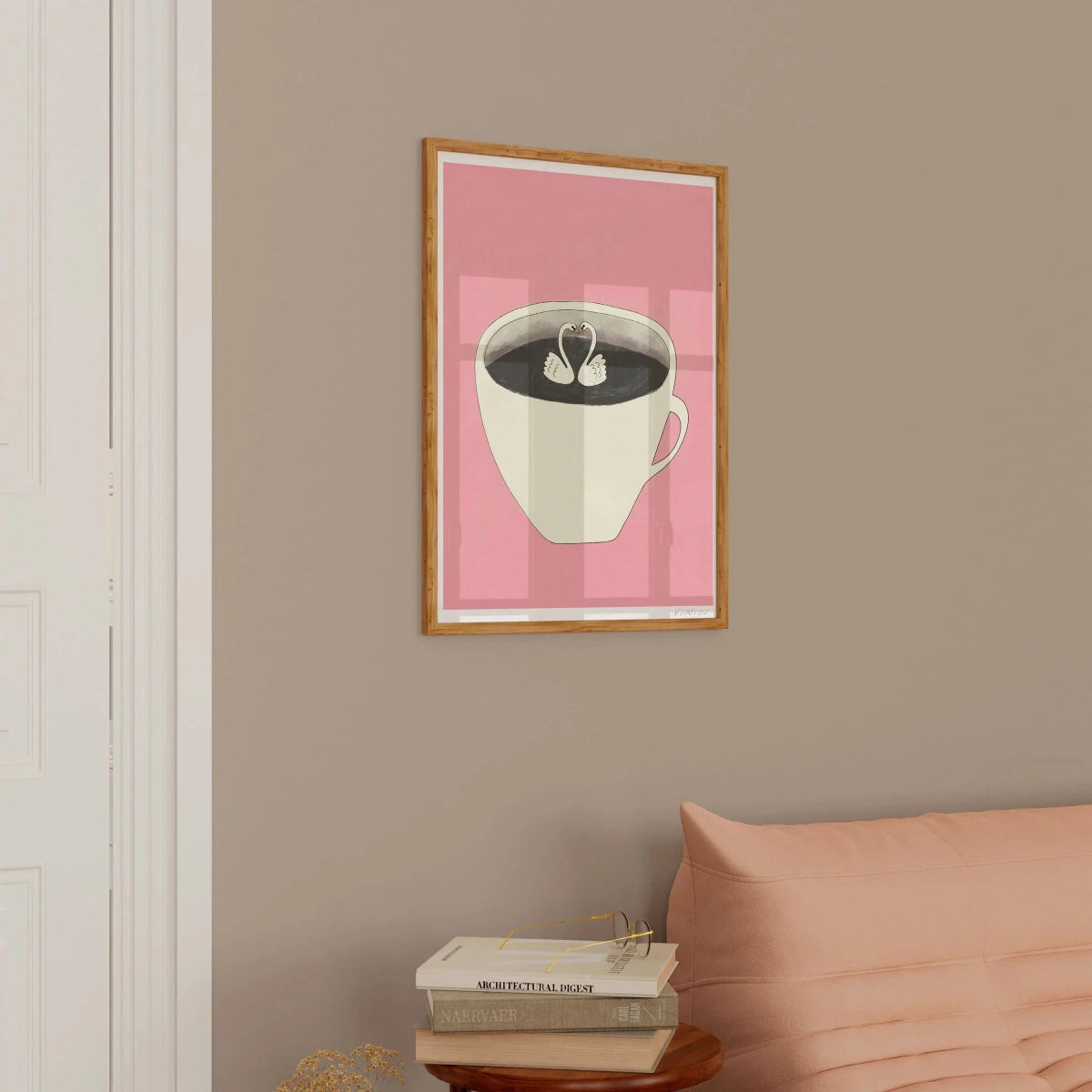 Affiche Bouquet Cygnes Espresso TOUTE - Ex-voto