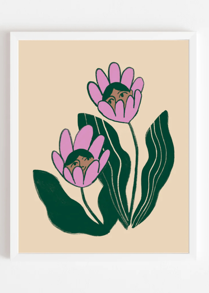Affiche Coucou Julia GR x Paperole 8 x 10 - Ex - voto