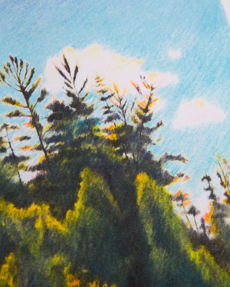 Affiche Falcon Lake Charlotte Le Bon 12 x 17po Clément Thoby Kiblind Atelier - Ex - voto