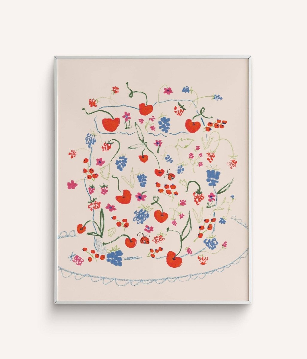 Affiche Fruity Cake Phthalo Ruth - Ex - voto