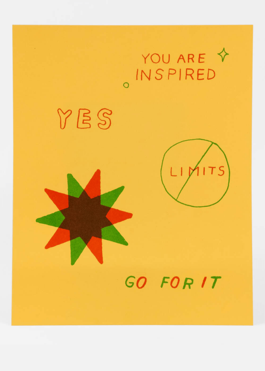 Affiche Go For It 8 x 10 Hiller Goodspeed - Ex - voto