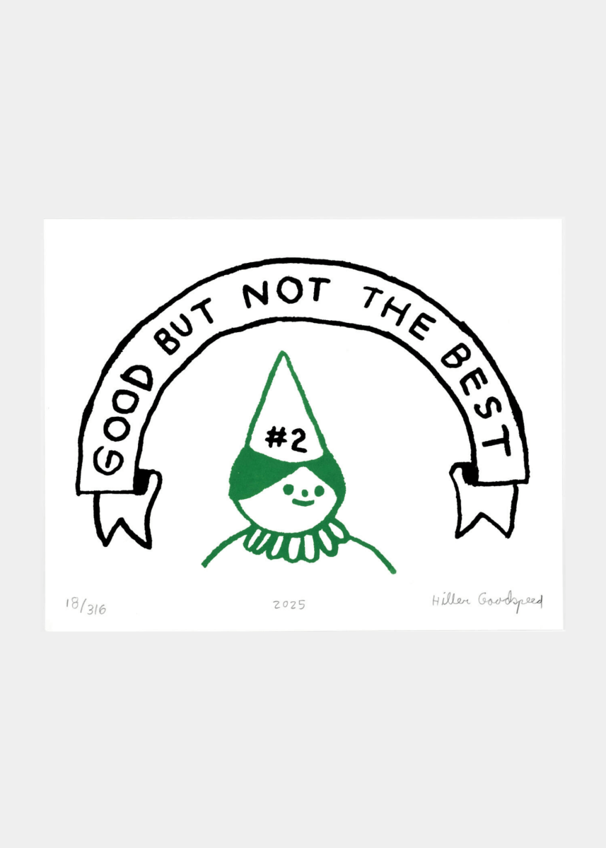 Affiche Good but Not Best 8 x 10 Hiller Goodspeed - Ex - voto