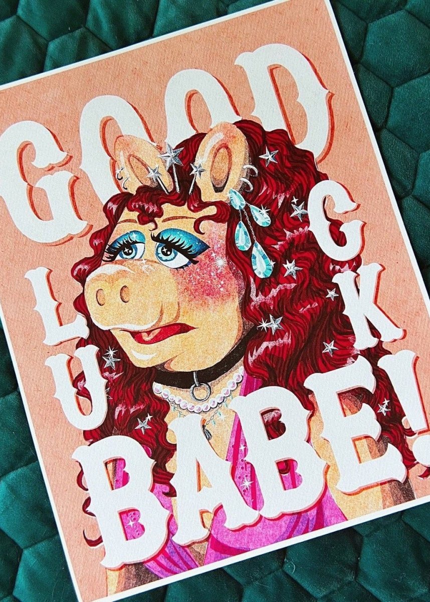 Affiche Good Luck Babe! Chaos Magic Studio - Ex - voto