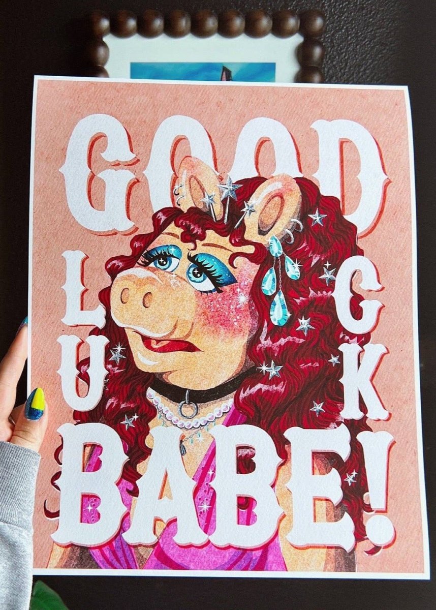 Affiche Good Luck Babe! Chaos Magic Studio - Ex - voto